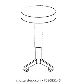 Office chair with wheels
