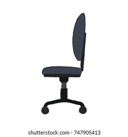 Office chair with wheels