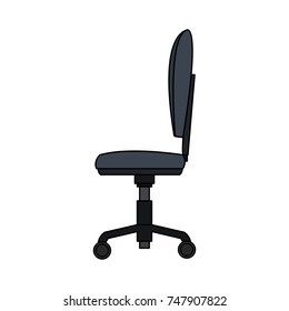 Office chair with wheels