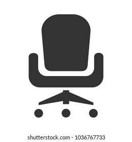 Office chair. White background.

