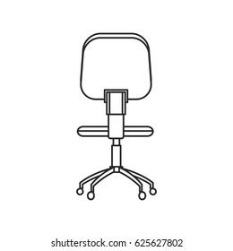office chair work image outline