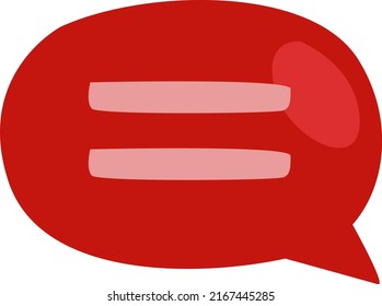 Chat de oficina, ilustración, vector sobre fondo blanco.