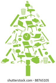 Office christmas tree