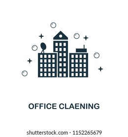 Office Cleaning creative icon. Simple element illustration. Office Cleaning concept symbol design from cleaning collection. Can be used for mobile and web design, apps, software, print.