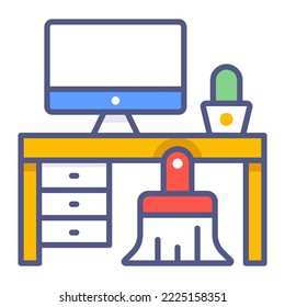office cleaning Modern concepts design, Premium quality vector illustration concept. Vector symbol.