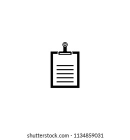 Office clip vector icon