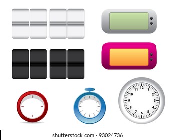 Office clock faces