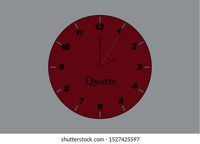 office clock icon set. Design template closeup in vector.
