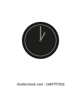 office clock on white background