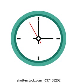 office clock time business symbol. clock icon design