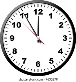 506 12 O Clock Vector Images, Stock Photos & Vectors | Shutterstock