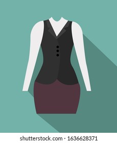 office clothes simple Illustration Cilp Art vector