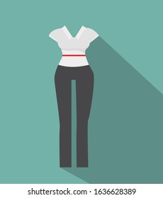 office clothes simple Illustration Cilp Art vector