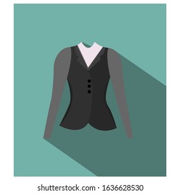 office clothes simple Illustration Cilp Art vector