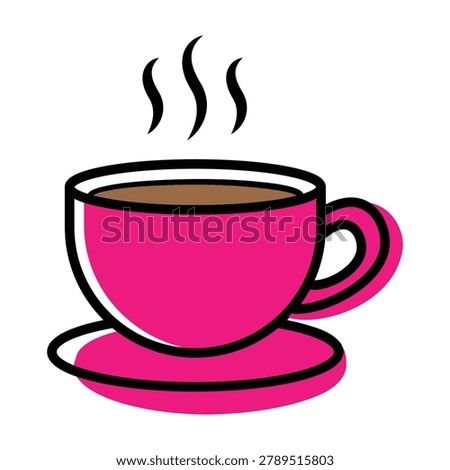 Office Coffee Break Ritual and Corporate Workplace Fatigue Relief Icon