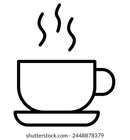 Office Coffee icon line vector illustration