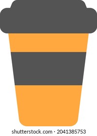 Office coffee, illustration, vector, on a white background.