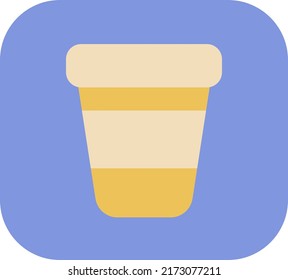 Office coffee, illustration, vector on a white background.