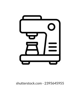 Office Coffee Machine Outline Icon Vector Illustration