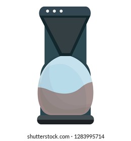Office coffee maker icon. Cartoon of office coffee maker vector icon for web design isolated on white background