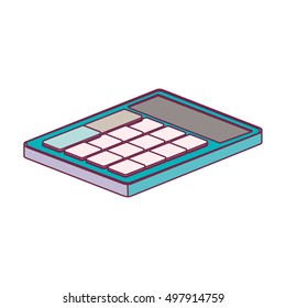 office color calculator lying down minimalist