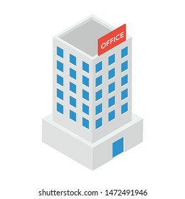 Office commercial building vector design 