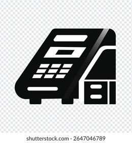 ilustração técnica do equipamento de comunicação de escritório