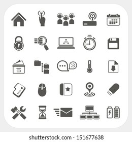 Office and Communication icons set