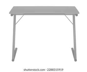 Office  computer table. vector illustration