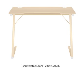 Office  computer table. vector illustration