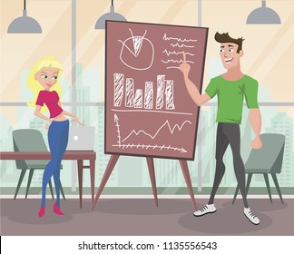 office concept business people vector illustration cartoon design