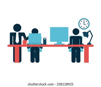 office concept design, vector illustration eps10 graphic 
