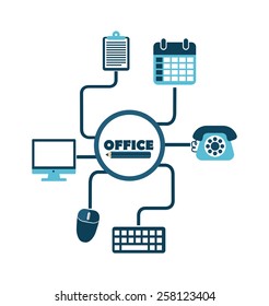 office concept design, vector illustration eps10 graphic 