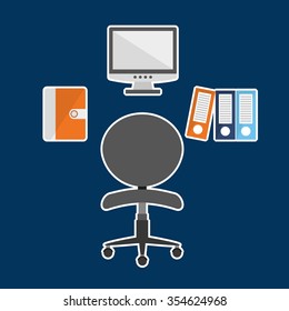 office concept design, vector illustration eps10 graphic 