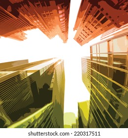 Office and Condominium buildings : eps.10 