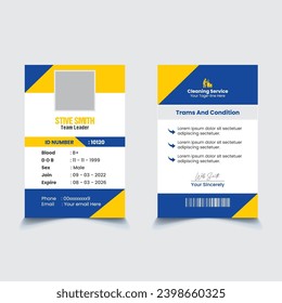 Office, Construction , School Id Card Design