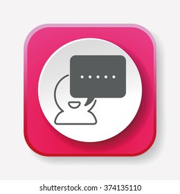 office conversation icon