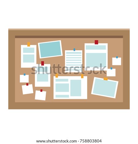 Office cork board