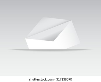 Office cover with papercut effect