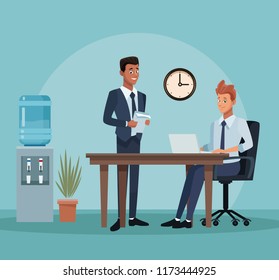 Office coworkers cartoons