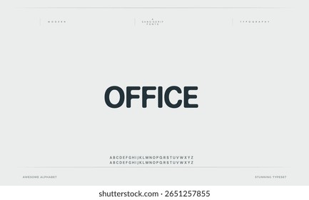 Office creative modern stylish calligraphy letter logo design