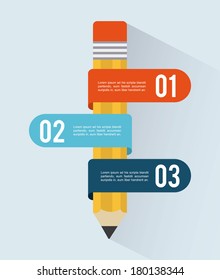 office design over  blue background vector illustration