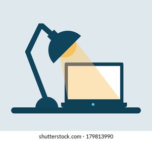 office design over white background vector illustration