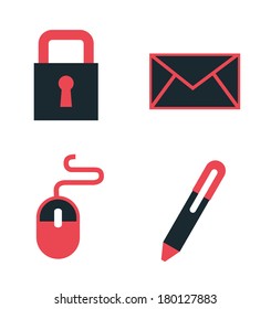 office design over white background vector illustration