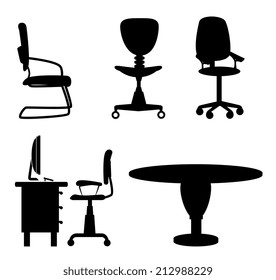 Office design over white background, vector illustration