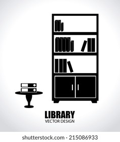 Office design over white background, vector illustration