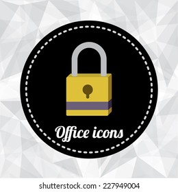 Office design over white background,  vector illustration