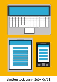 Office  design over white background, vector illustration