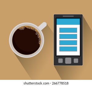 Office  design over white background, vector illustration