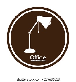 Office design over white background, vector illustration